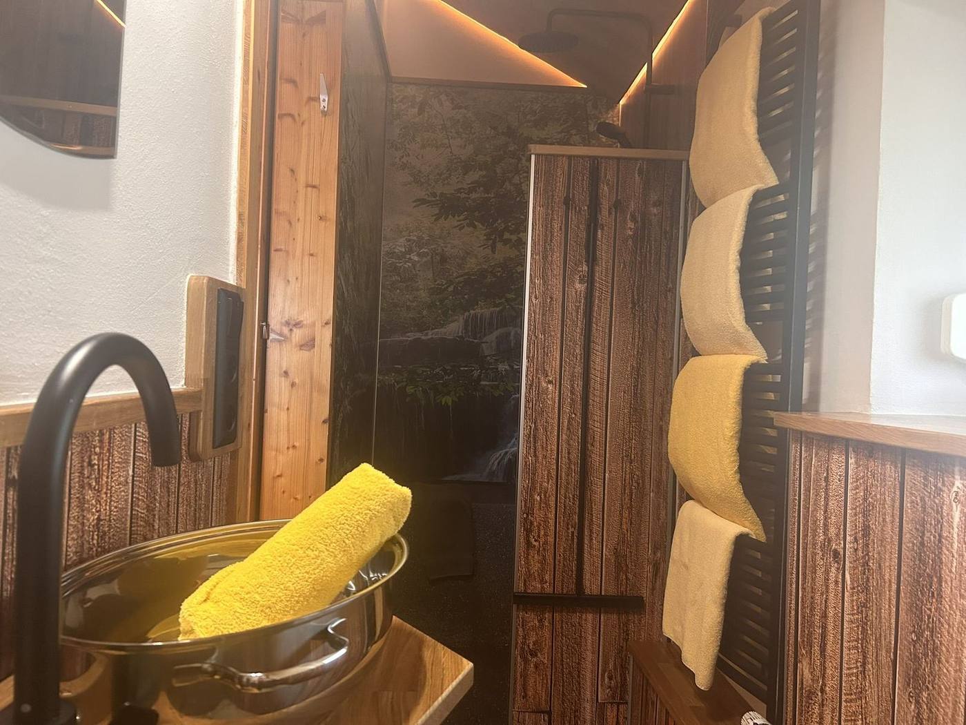 Modernes Bad in der Ferienwohnung Sonnenblume