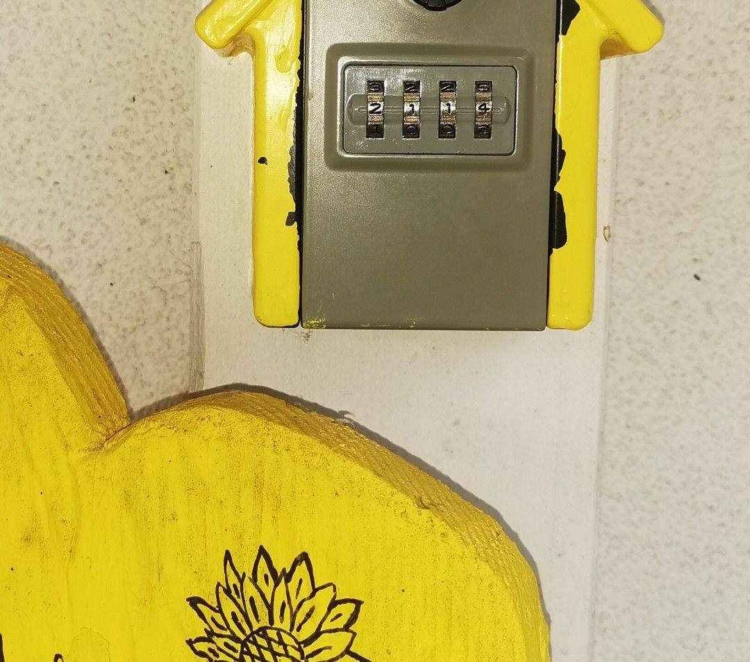 Check-in mit Schlüsselbox an der Ferienwohnung Sonnenblume