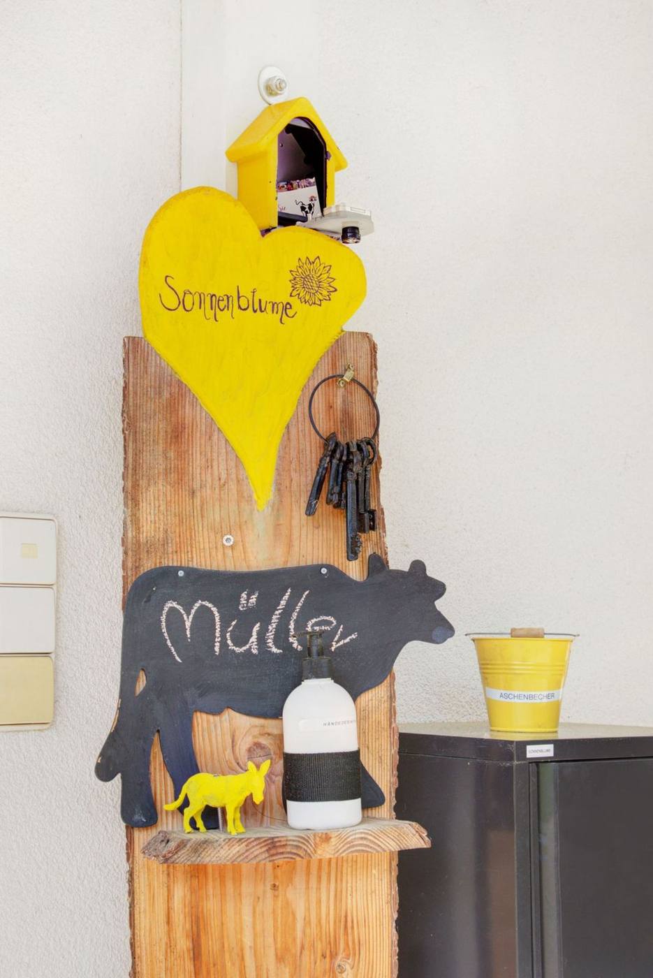 Eingang der Ferienwohnung Sonnenblume