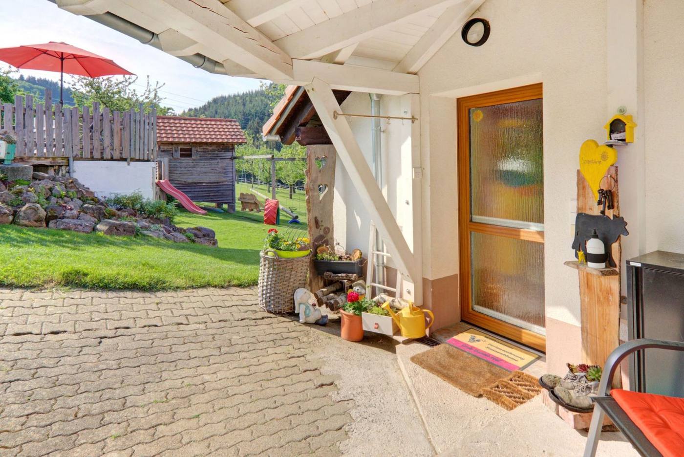 Ferienwohnung Sonnenblume im Schwarzwald, direkt am Spielplatz