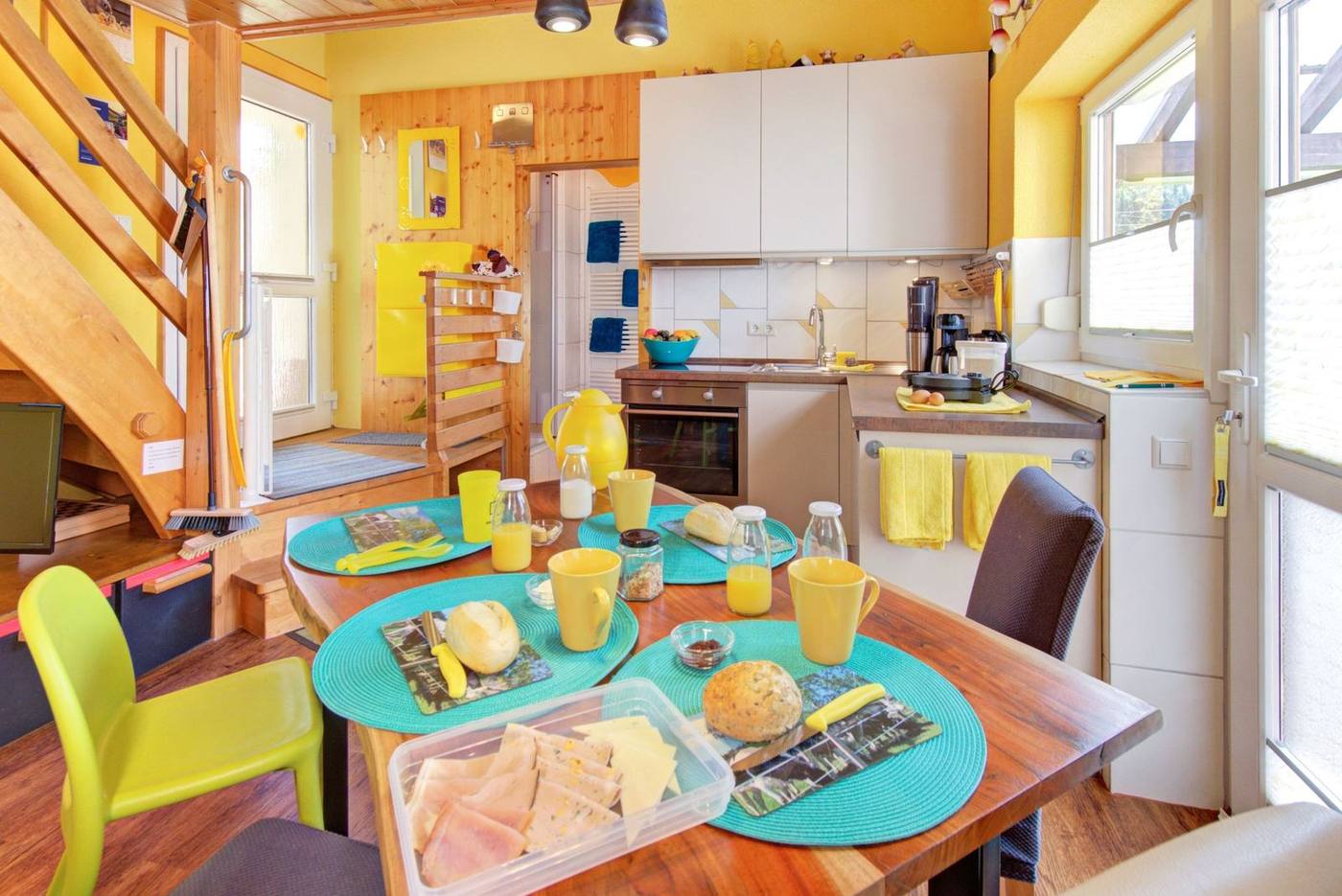 Platz für bis zu 4 Personen in der Ferienwohnung Sonnenblume